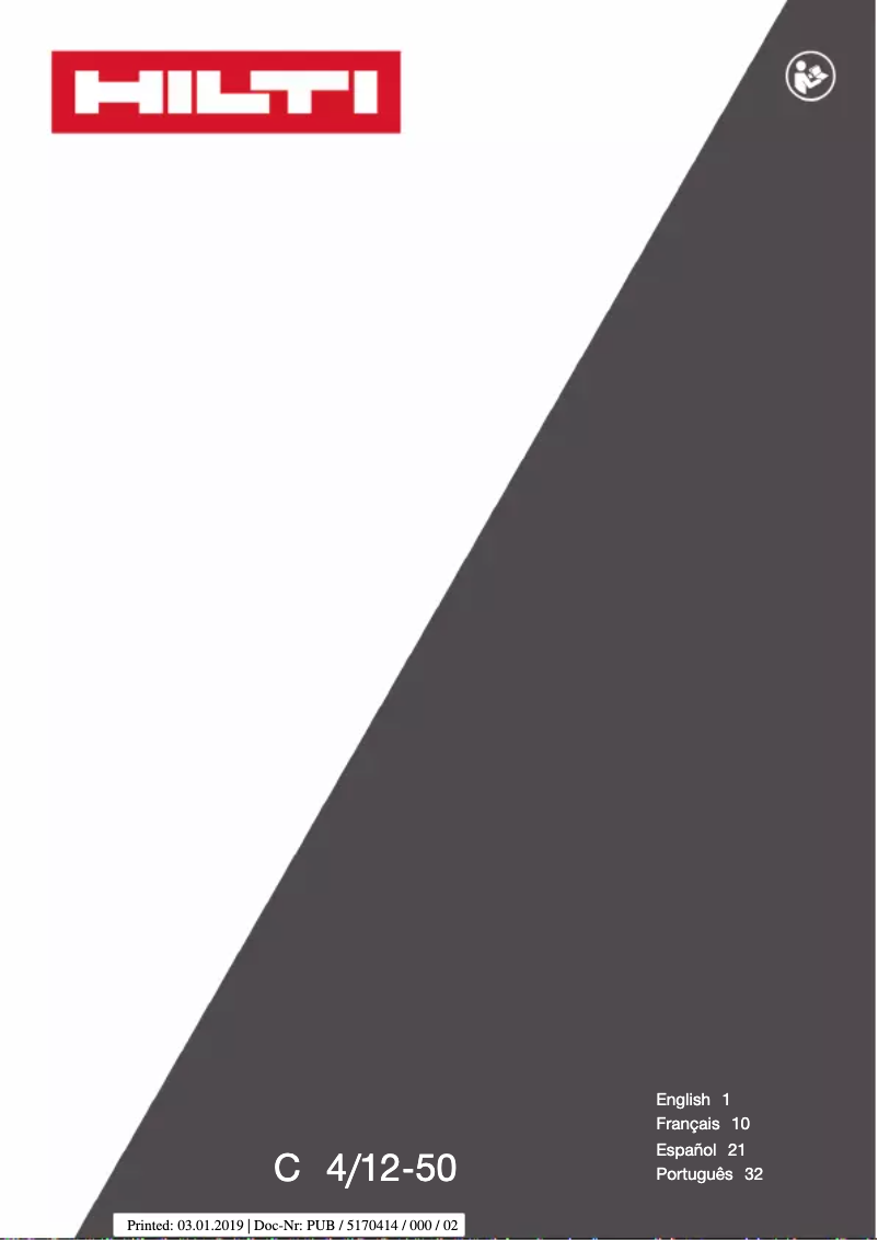 Image de la première page du manuel de l'appareil PR 3-HVSG