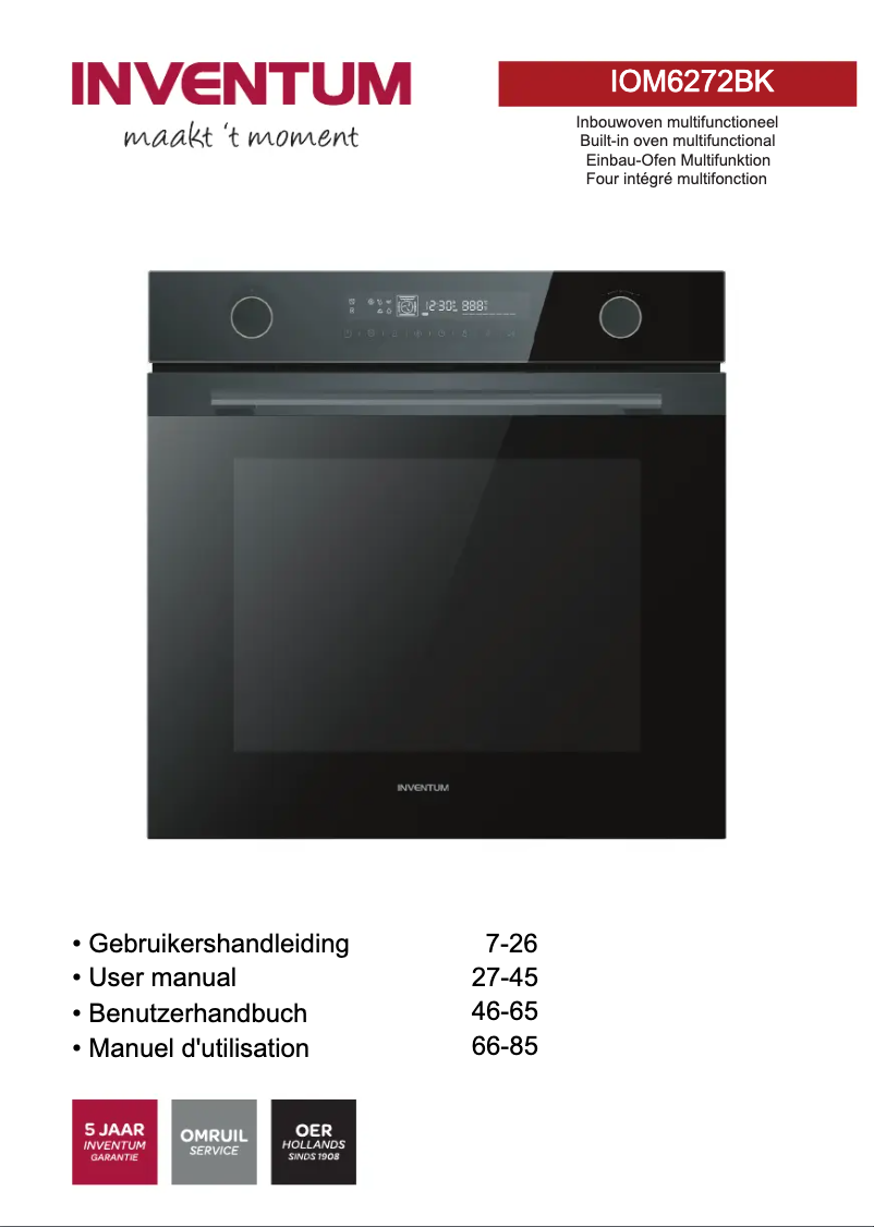Imagen de la primera página del manual del dispositivo IOM6272BK