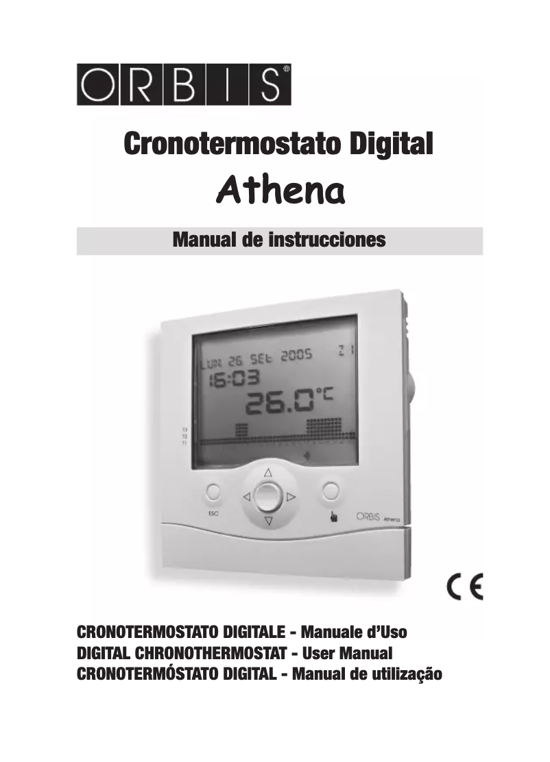 Page 1 de la notice Manuel utilisateur Orbis Athena