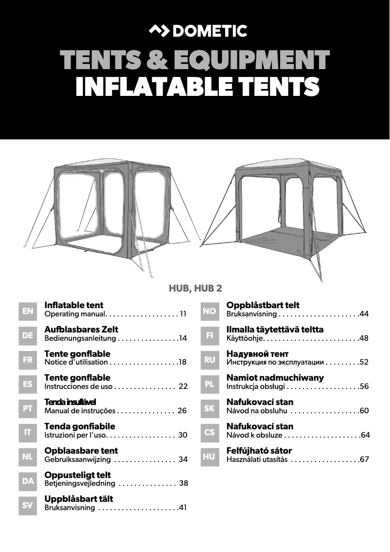 Página 1 del manual Manual de usuario Dometic HUB 2