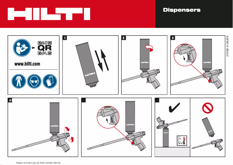 Página 1 del manual Manual de usuario Hilti CF DS1