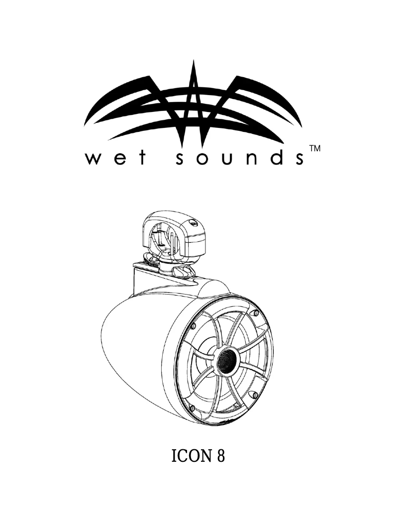 Image de la première page du manuel de l'appareil ICON 8