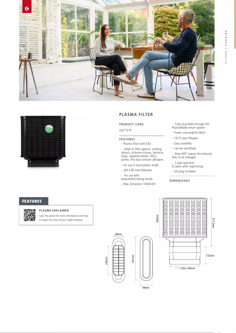 Page n°1 - Manuel utilisateur Caple GUC1314