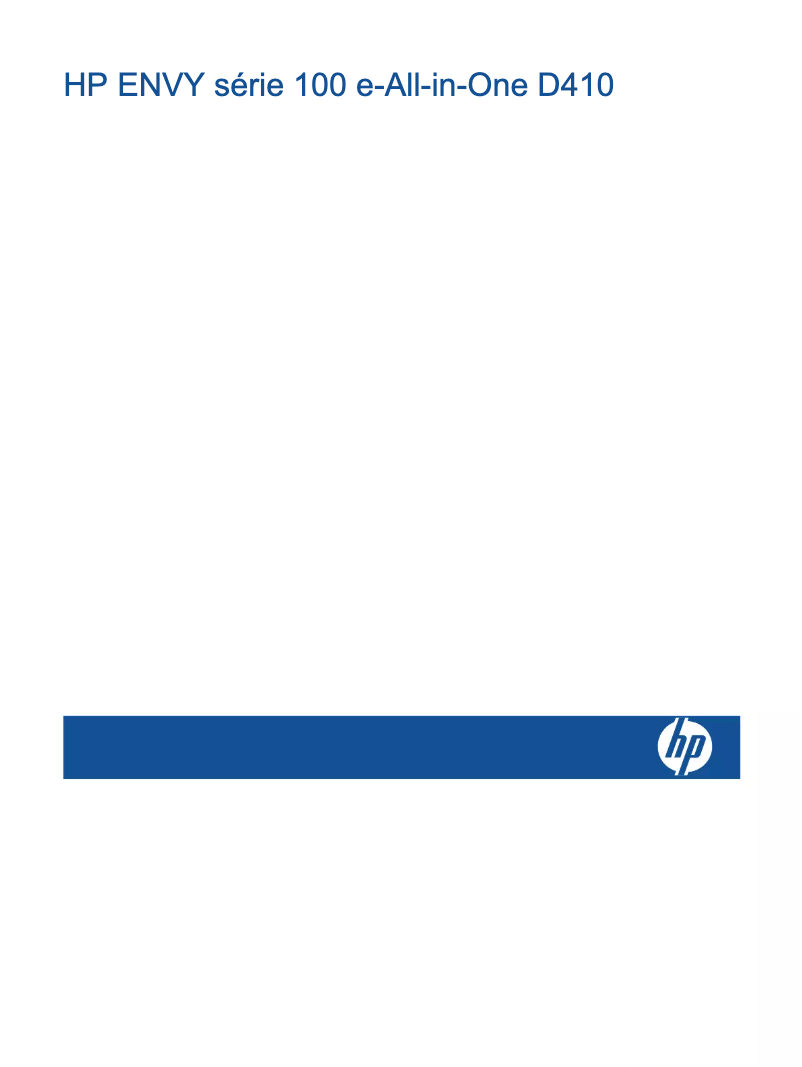 Imagen de la primera página del manual del dispositivo ENVY 100 e-All-in-One D410