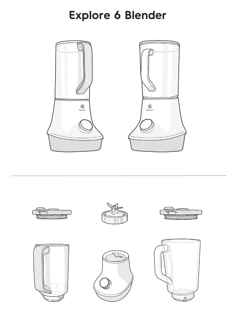 Page 1 de la notice Manuel utilisateur Electrolux Explore 6 E6TB1-4CW