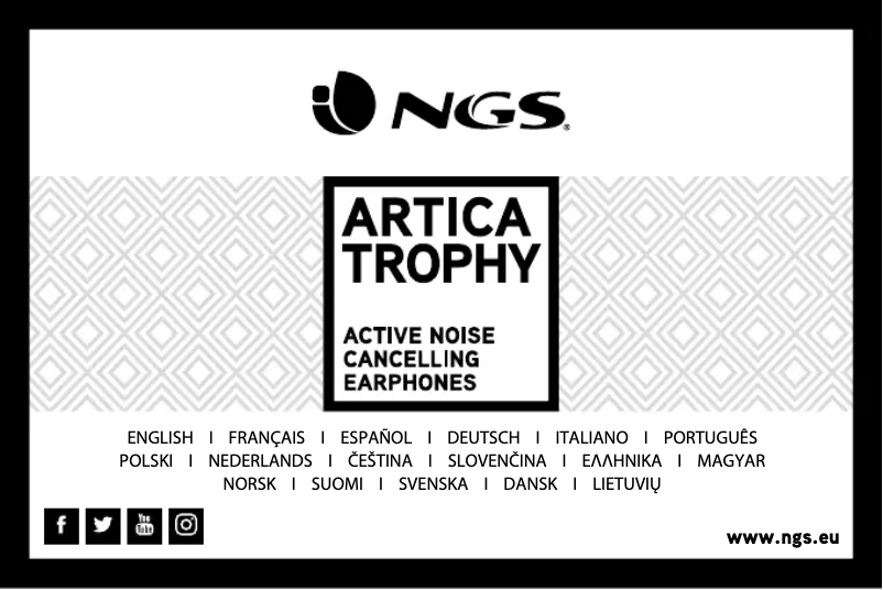 Page n°1 - Manuel utilisateur NGS Artica Trophy