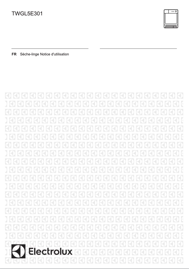 Page 1 de la notice Manuel utilisateur Electrolux TWGL5E301