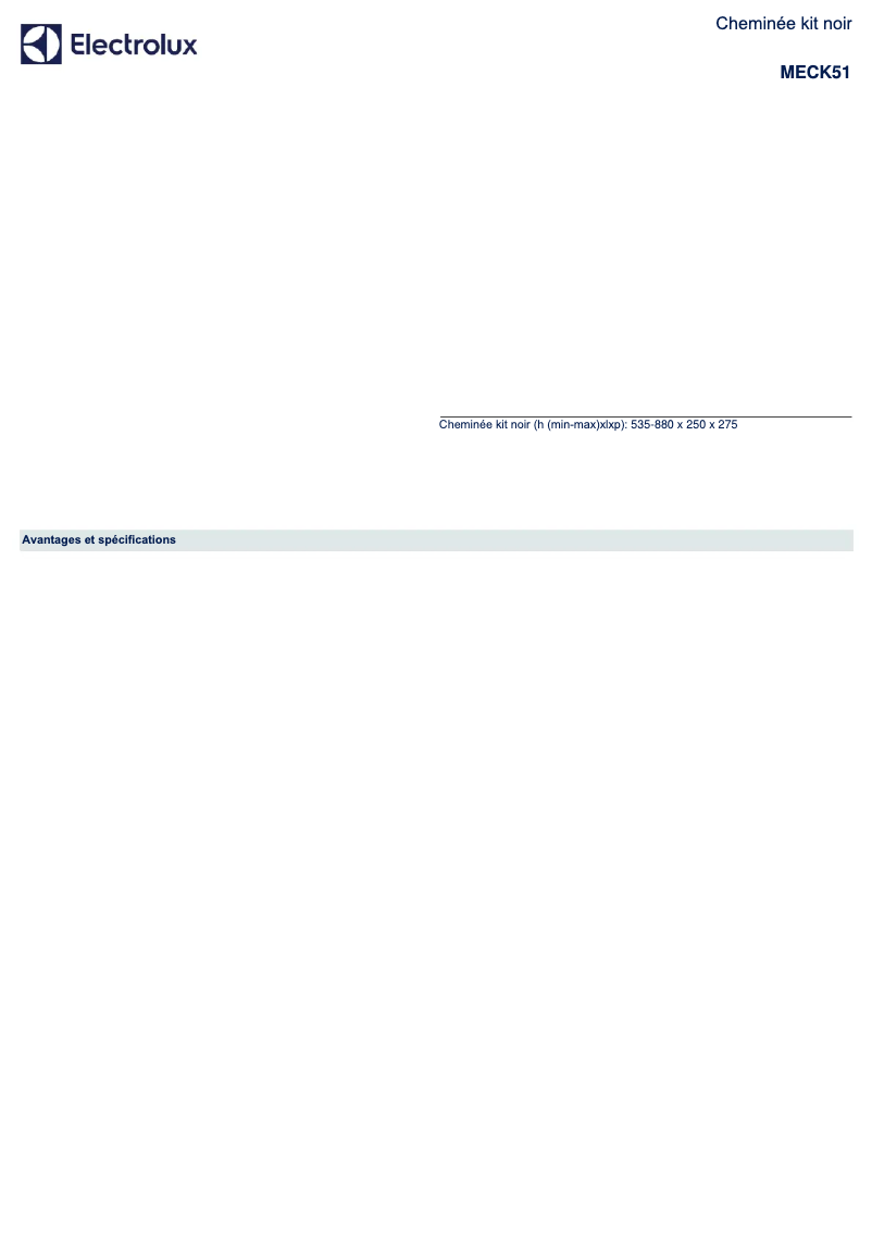 Image de la première page du manuel de l'appareil MECK51