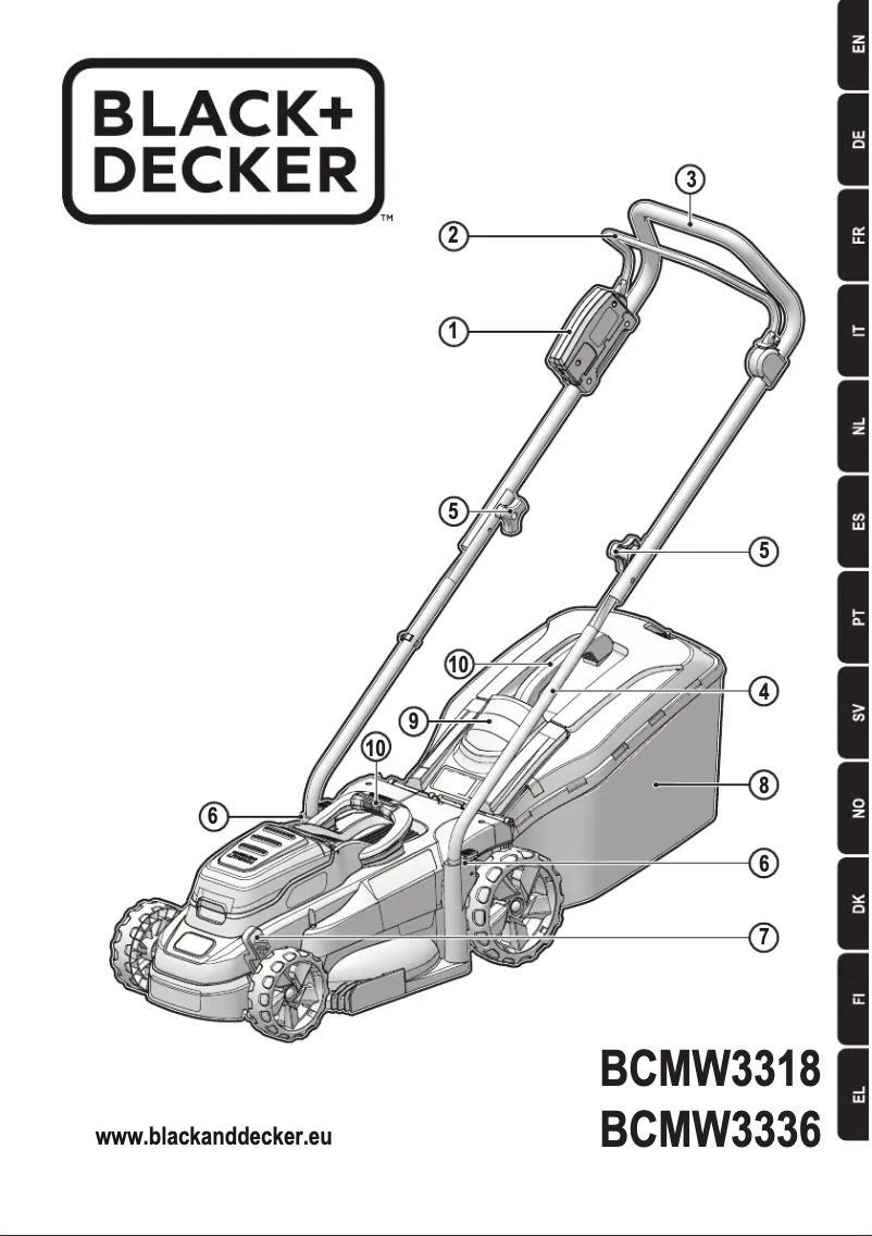 Page n°1 - Manuel utilisateur Black & Decker BCMW3318