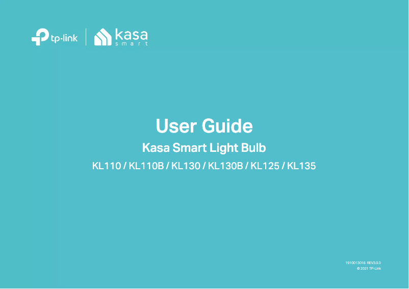 Page 1 de la notice Manuel utilisateur TP-Link KL110B