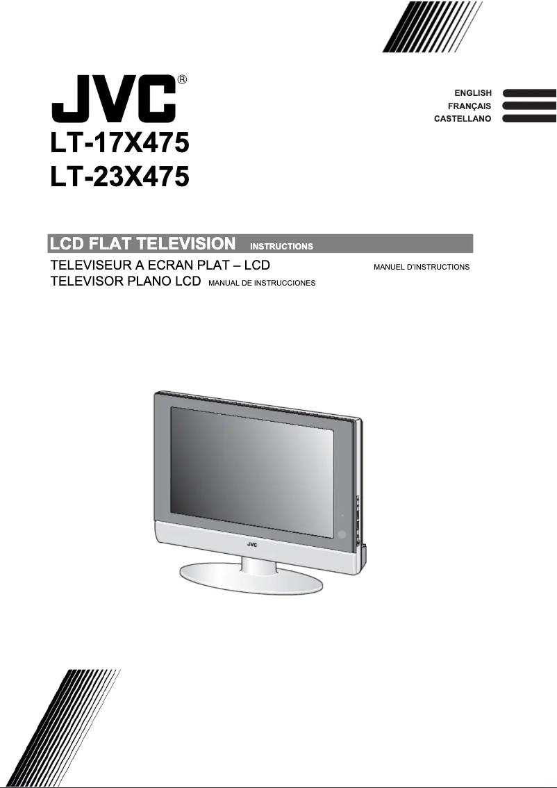 Page n°1 - Manuel utilisateur JVC LT-17X475