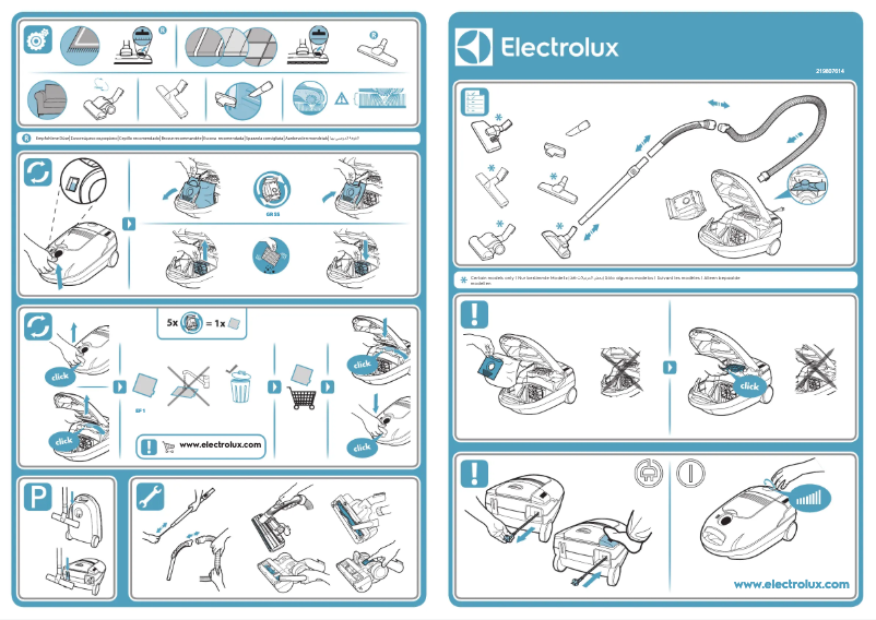 Page 1 de la notice Manuel utilisateur Electrolux ECE3ANIMAL