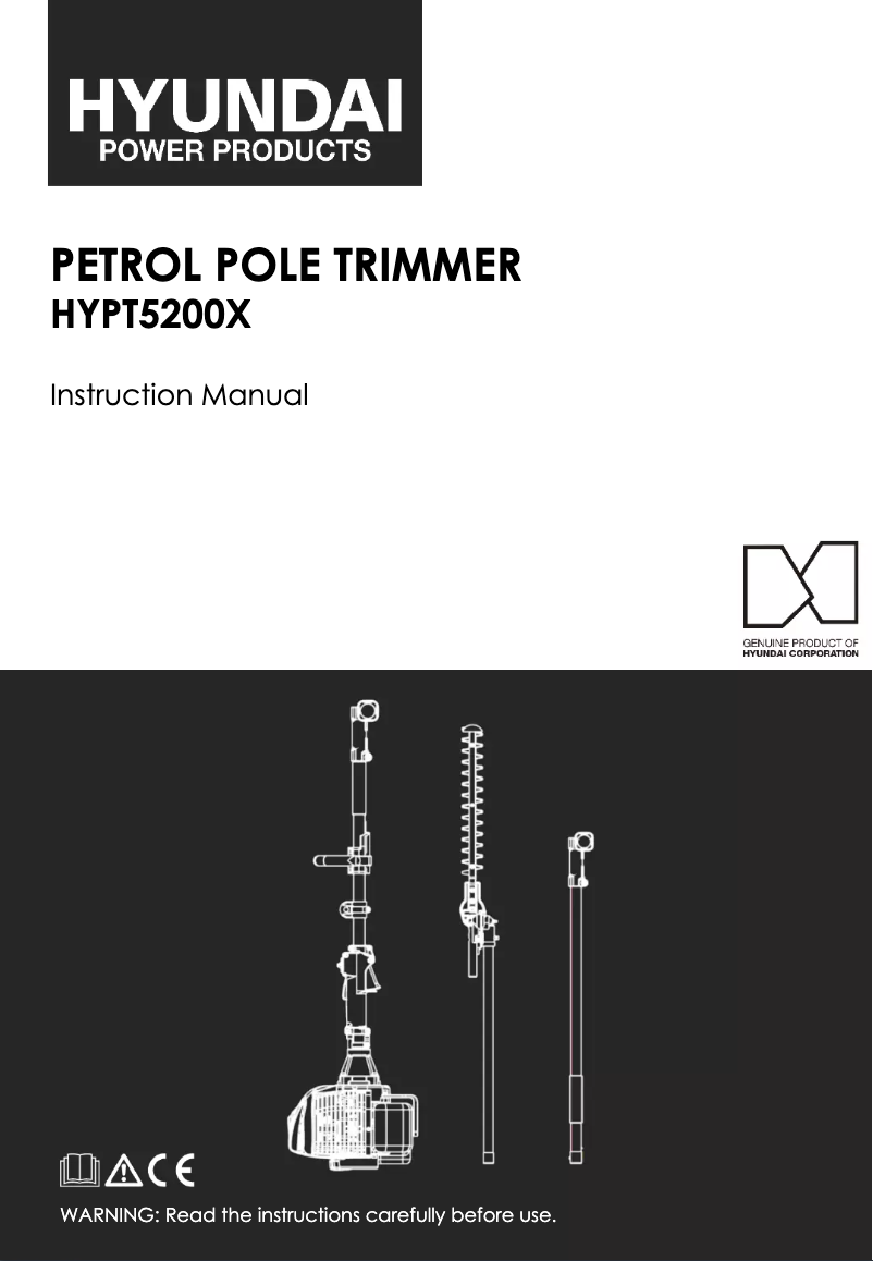 Image de la première page du manuel de l'appareil HYPT5200X