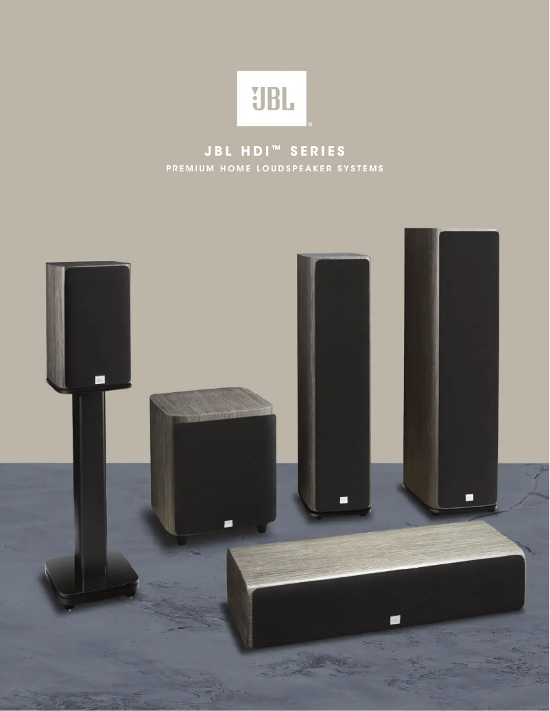 Page 1 de la notice Brochure JBL Synthesis HDI-1600