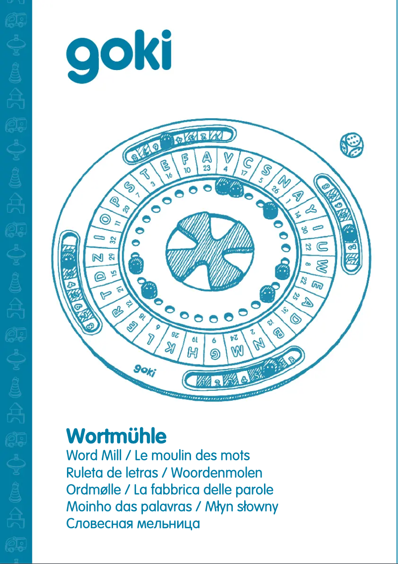 Page 1 de la notice Manuel utilisateur Goki Word Mill