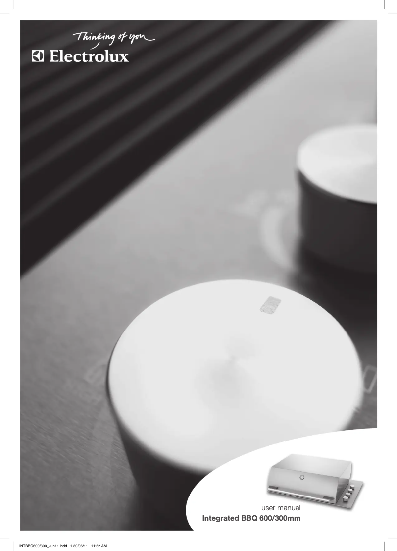 Image de la première page du manuel de l'appareil EQBH60