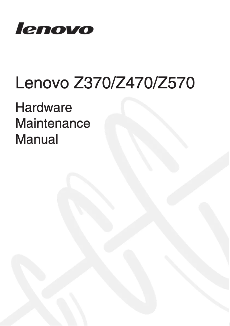 Página 1 del manual Manual de usuario Lenovo IdeaPad Z370
