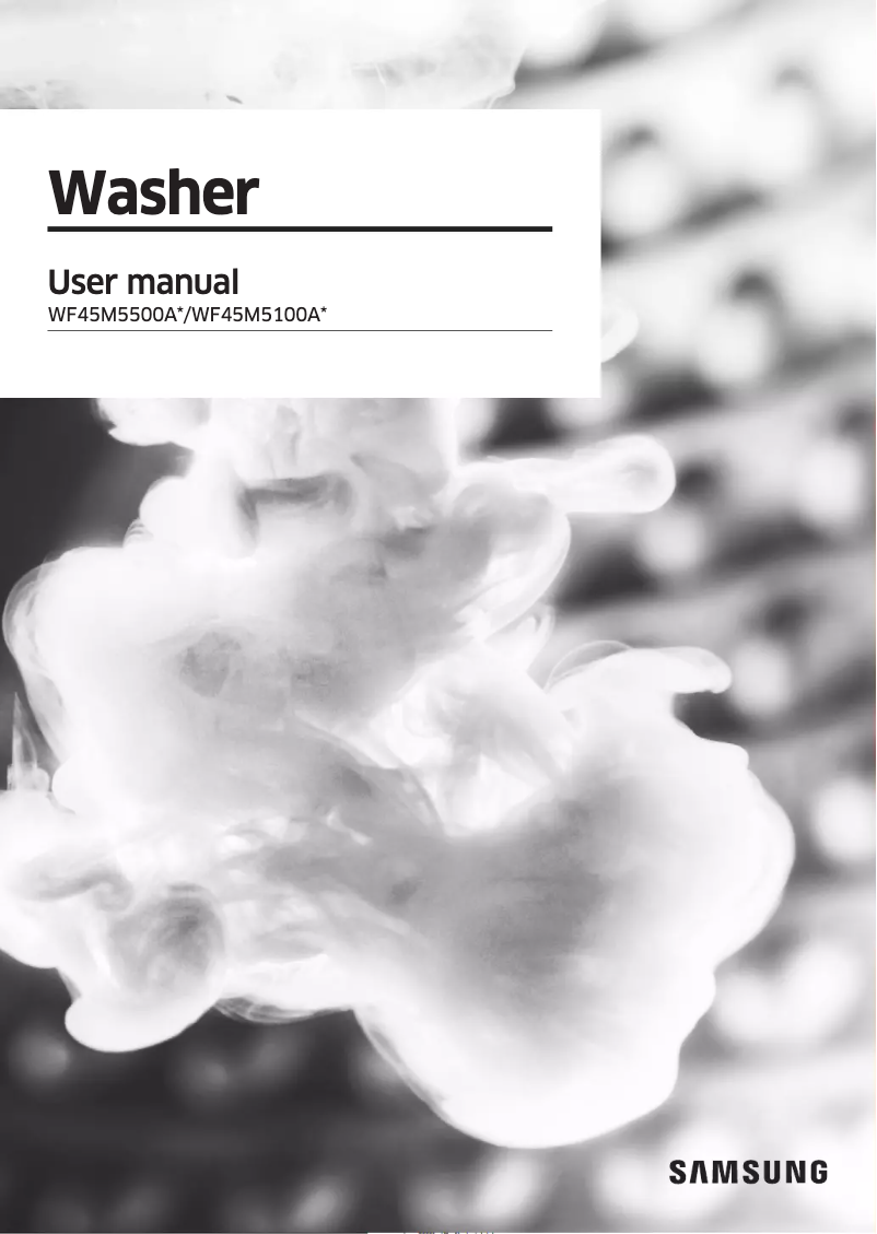 Image de la première page du manuel de l'appareil WF20M5500AP