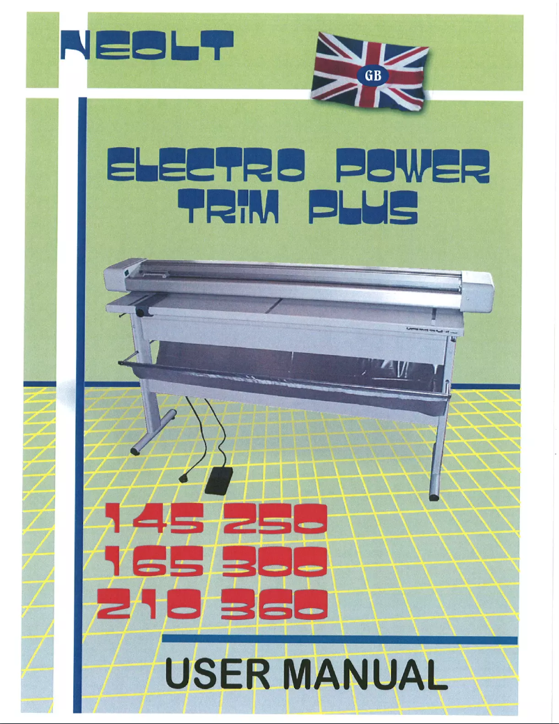 Página 1 del manual Manual de usuario Neolt Electric Power Trim 210