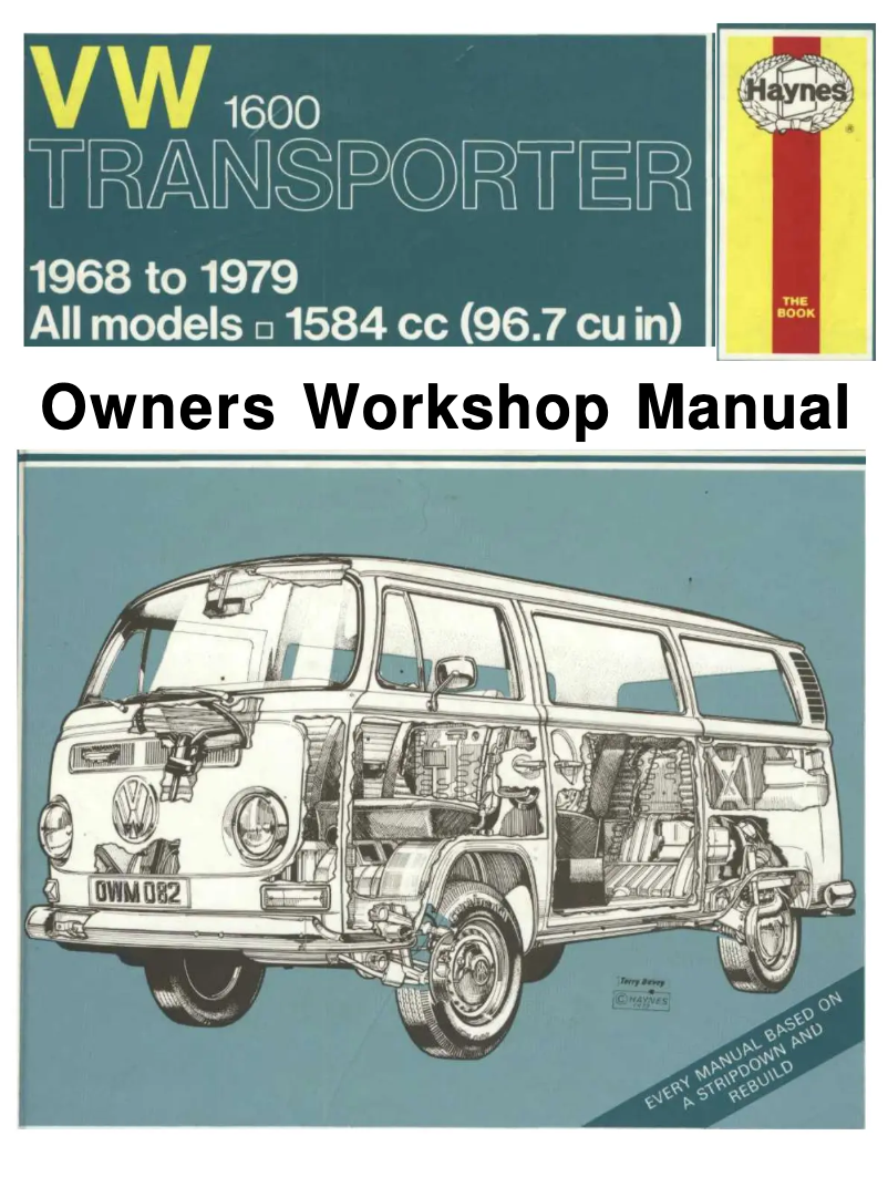 Page 1 de la notice Manuel utilisateur Volkswagen Transporter 1600 (1979)