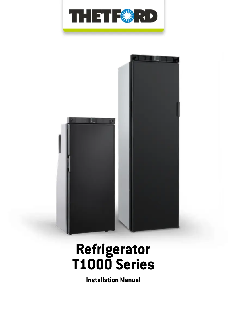 Page n°1 - Manuel utilisateur Thetford T1090