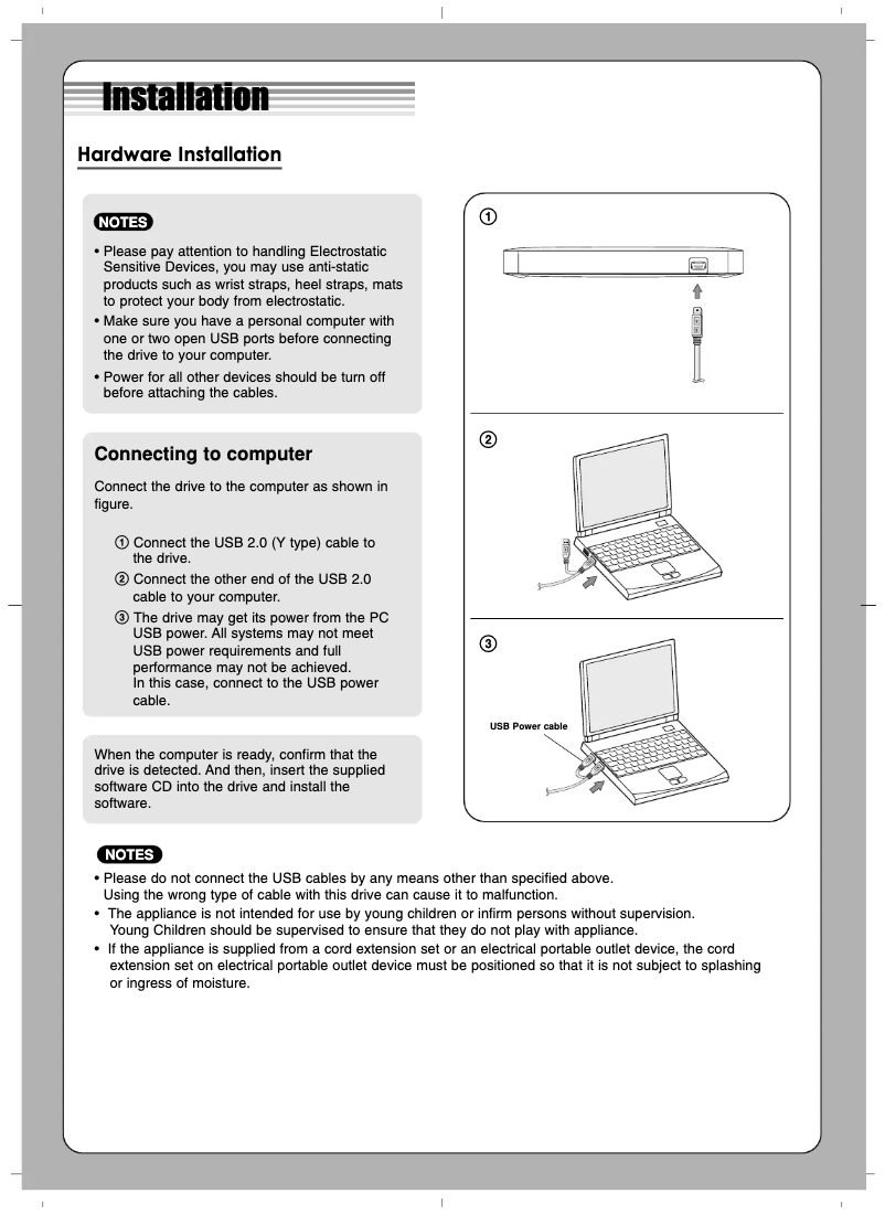 Imagen de la primera página del manual del dispositivo GP50NW40