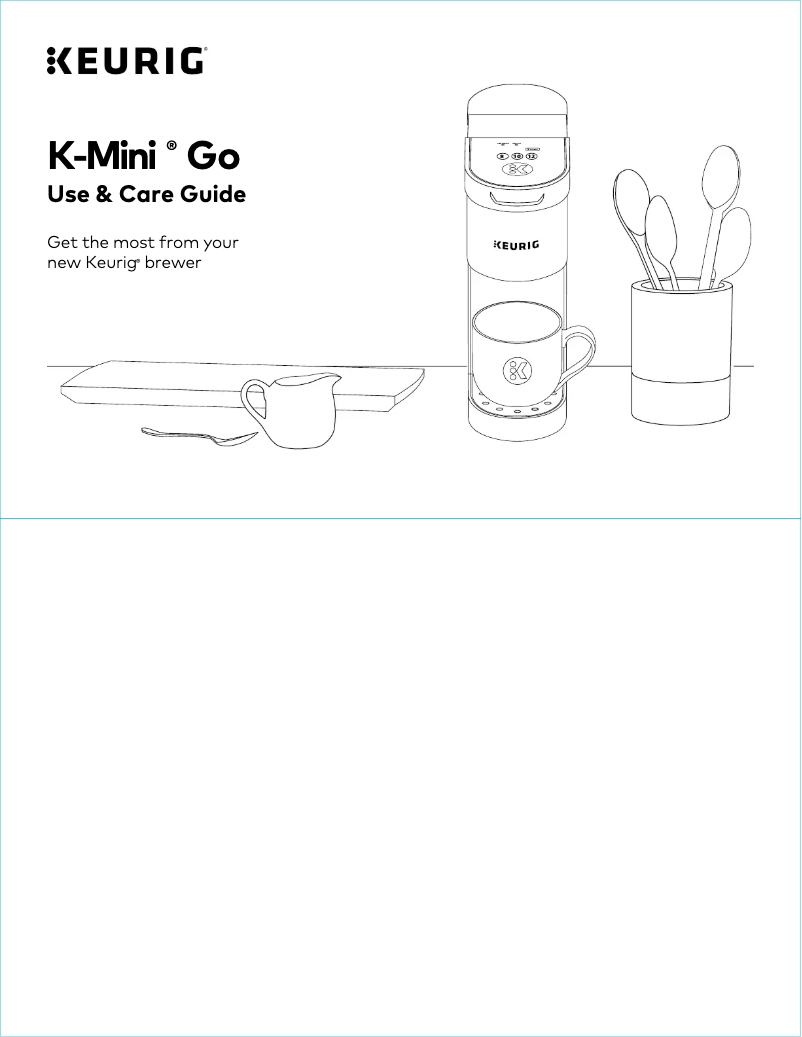 Page 1 de la notice Manuel utilisateur Keurig K-Mini Go