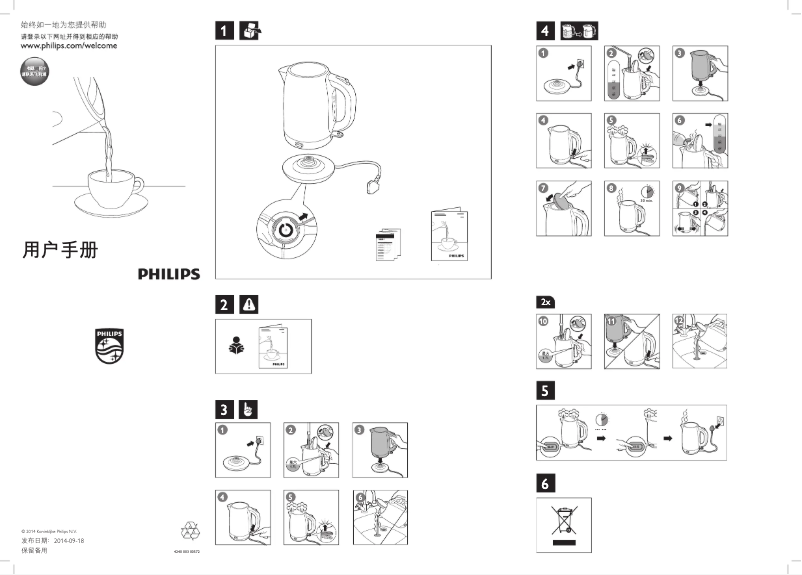 Page 1 de la notice Manuel utilisateur Philips HD9331