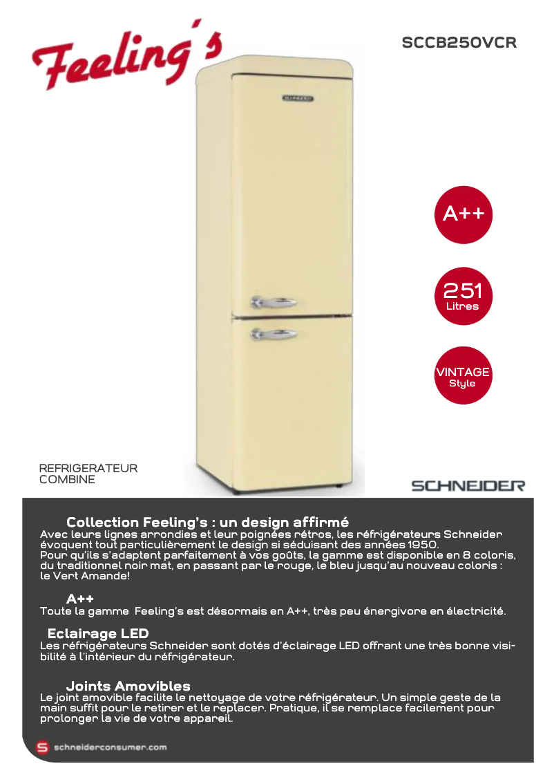 Page 1 de la notice Manuel utilisateur Schneider SCCB250VCR