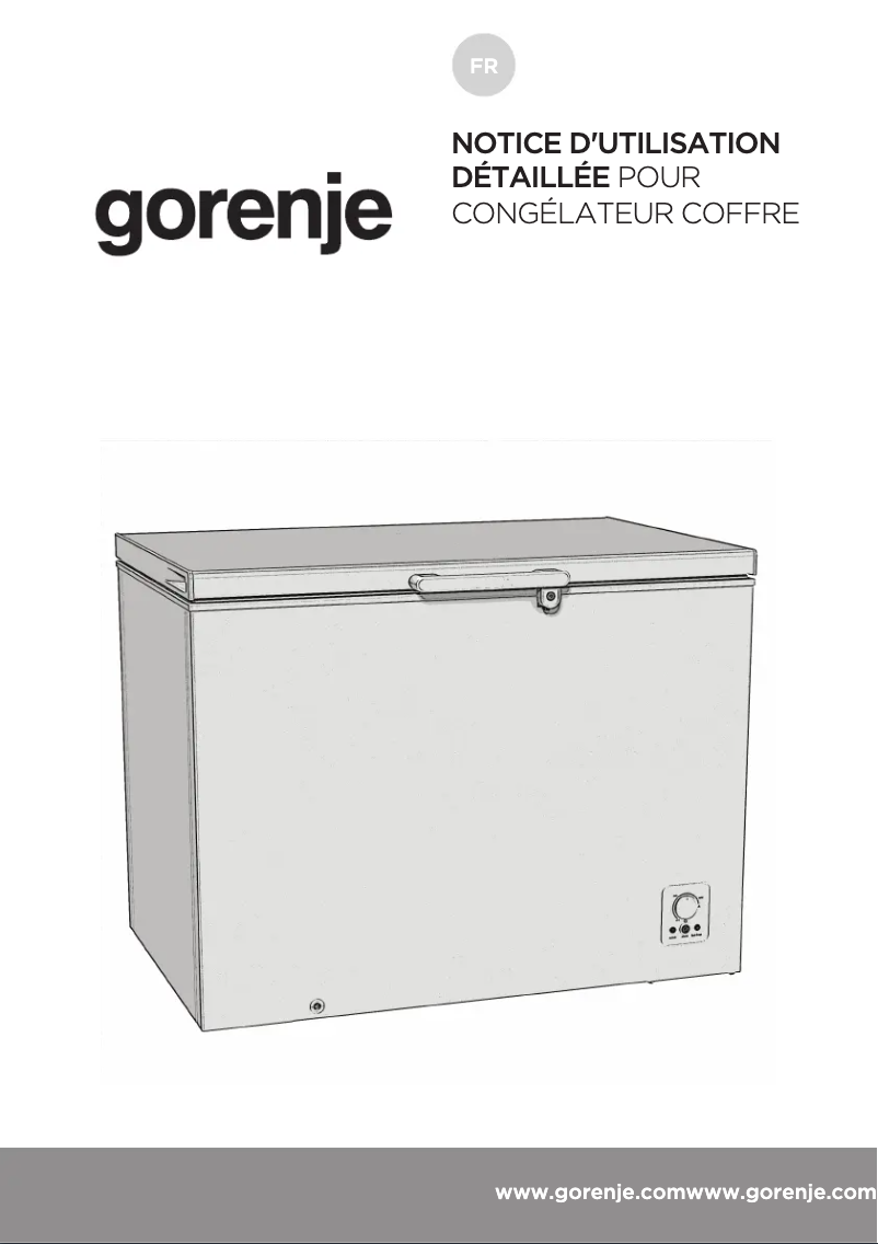 Page n°1 - Manuel utilisateur Gorenje FH451CW