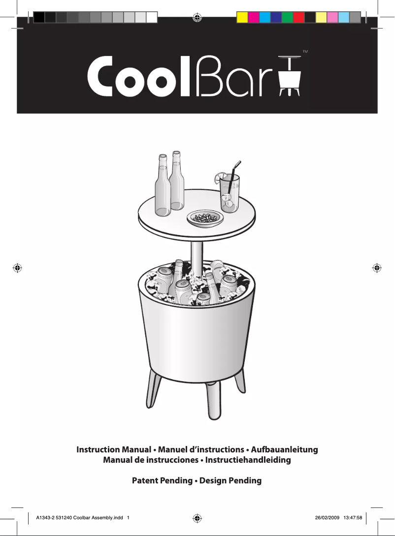 Imagen de la primera página del manual del dispositivo Cool Bar