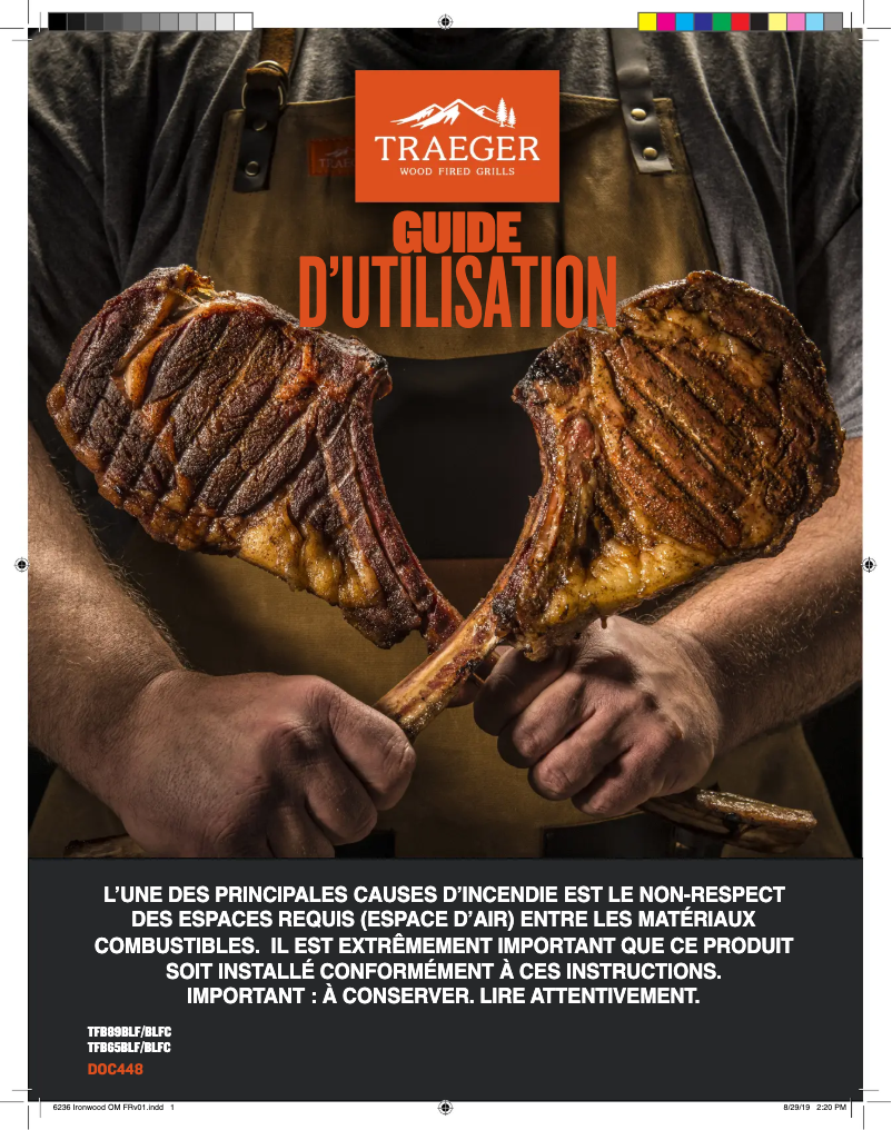 Image de la première page du manuel de l'appareil Ironwood 885