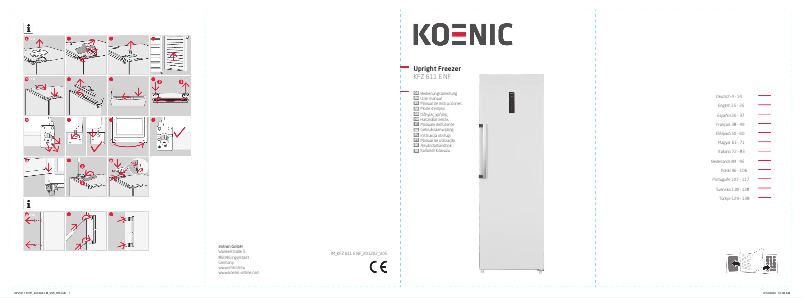 Page 1 de la notice Manuel utilisateur Koenic KFZ 611 E NF