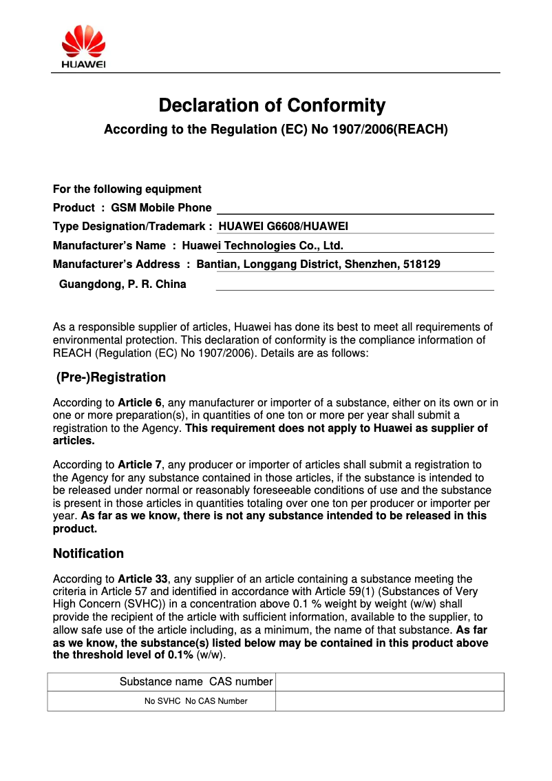 Page n°1 - Manuel utilisateur Huawei G6608
