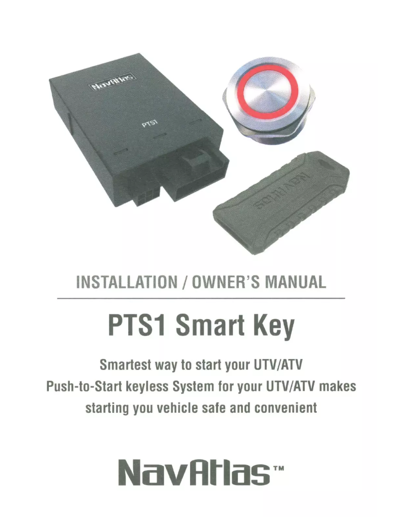 Page 1 de la notice Manuel utilisateur NavAtlas PTS1