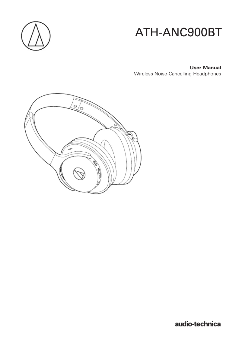 Page 1 de la notice Manuel utilisateur Audio-Technica ATH-ANC900BT