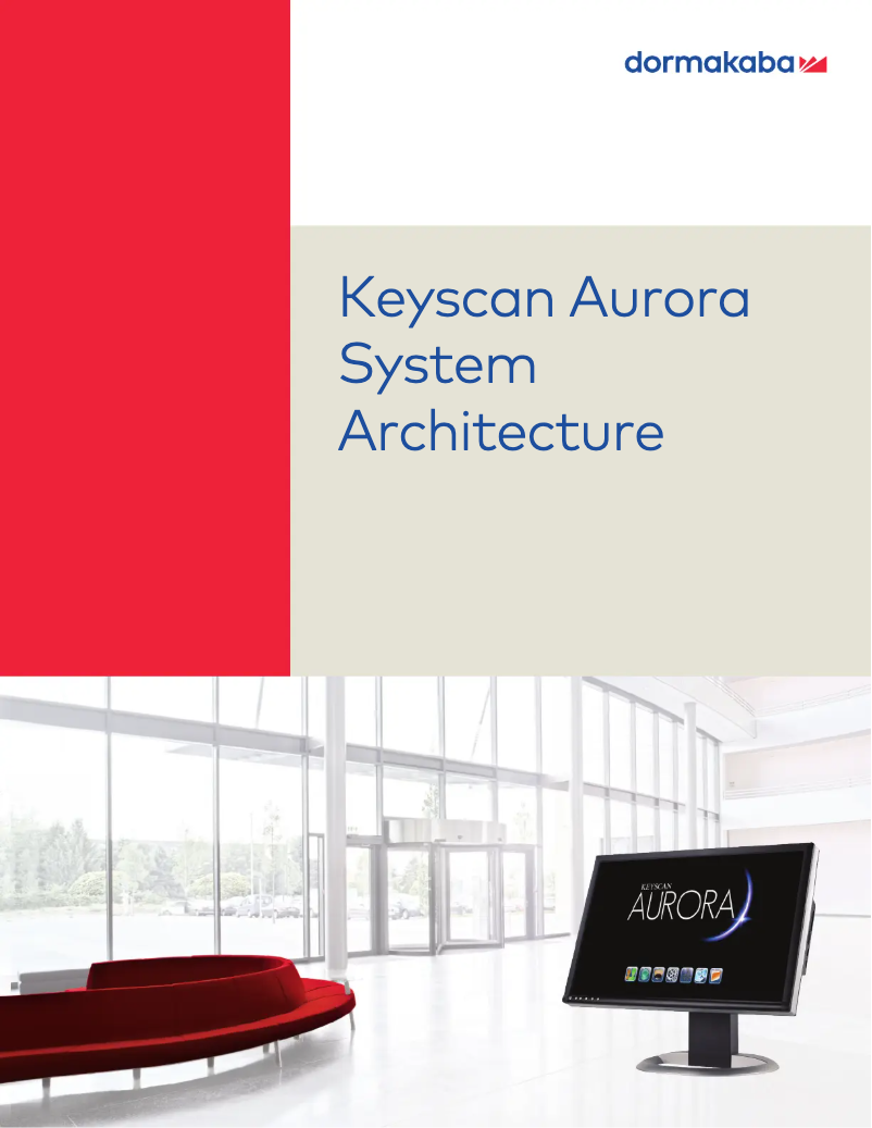 Page n°1 - Brochure Dormakaba Keyscan Aurora