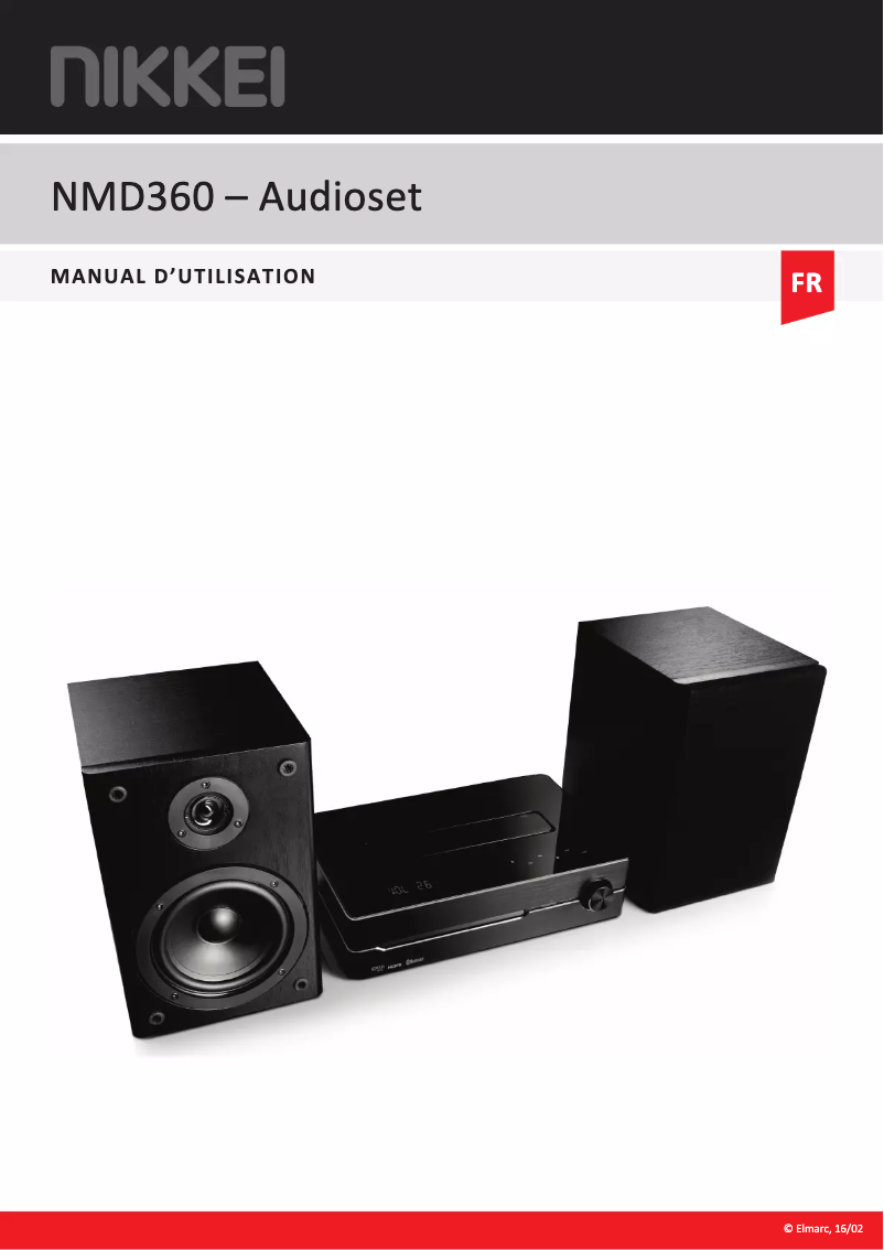 Page n°1 - Manuel utilisateur Nikkei NMD360