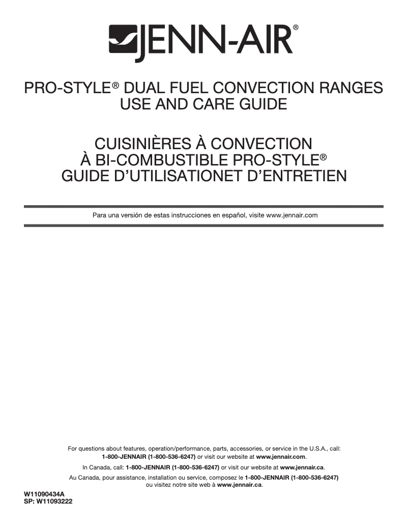 Image de la première page du manuel de l'appareil JDRP536WP