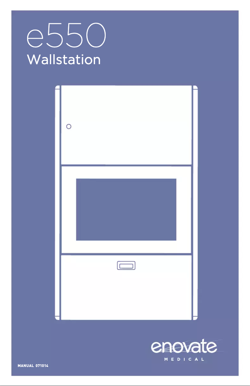 Page n°1 - Manuel utilisateur Enovate e550