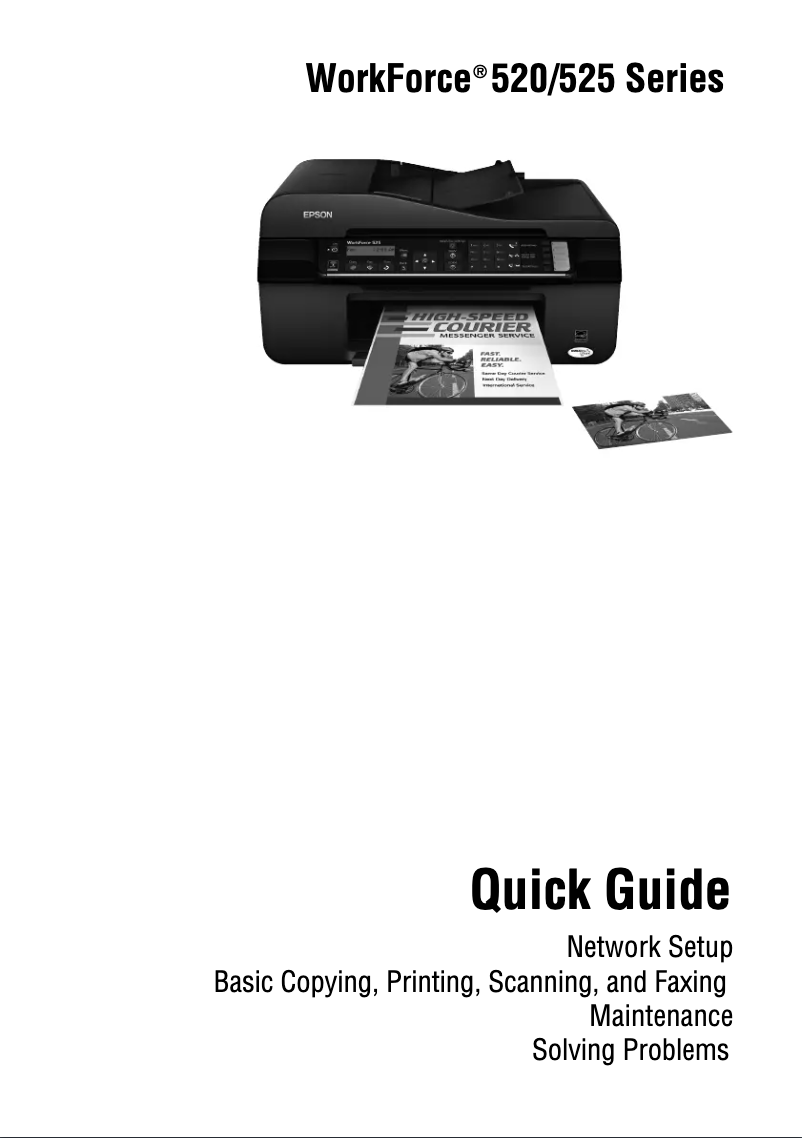 Page n°1 - Manuel utilisateur Epson WorkForce 520