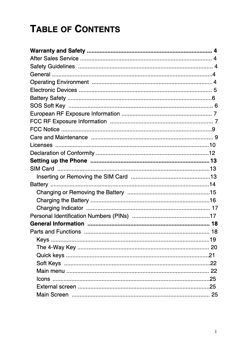 Image de la première page du manuel de l'appareil TS10