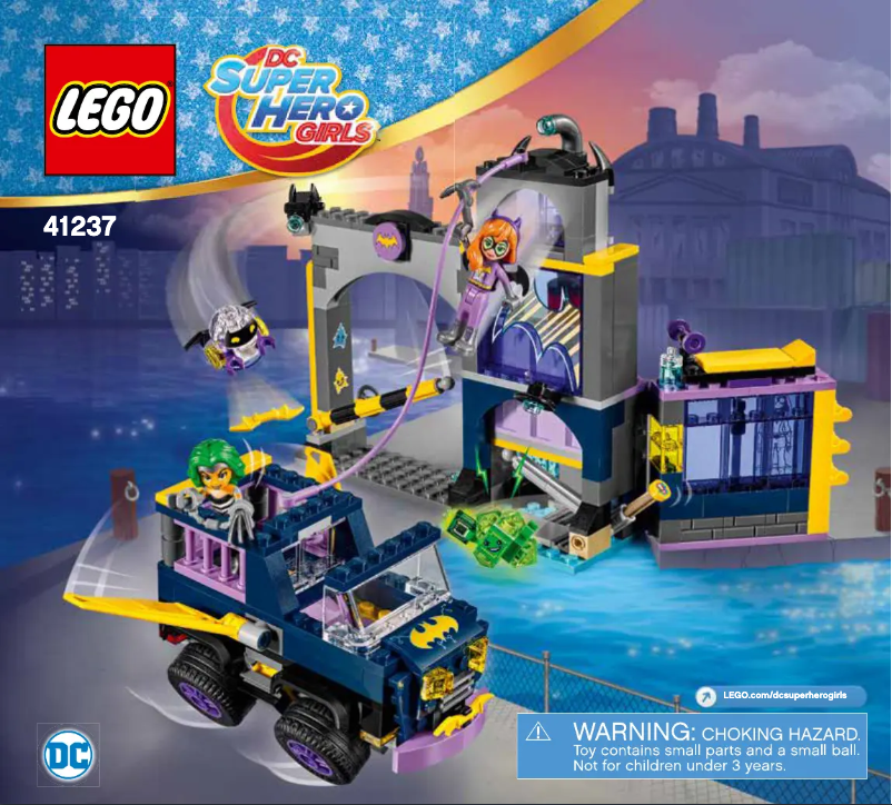 Page 1 de la notice Manuel utilisateur Lego Dc Dc Super Hero Girls 41237
