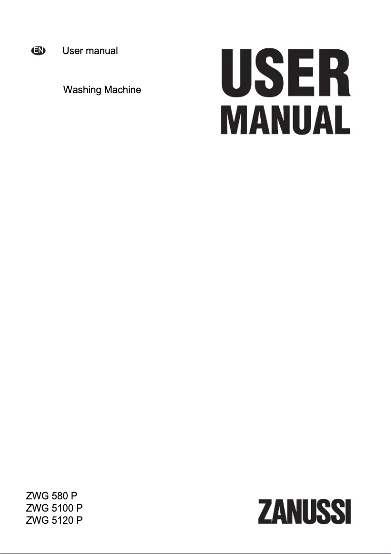 Página 1 del manual Manual de usuario Zanussi ZWG 580 P