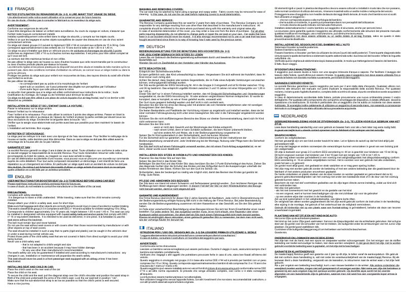 Page 1 de la notice Manuel utilisateur Boulgom BoostConfort