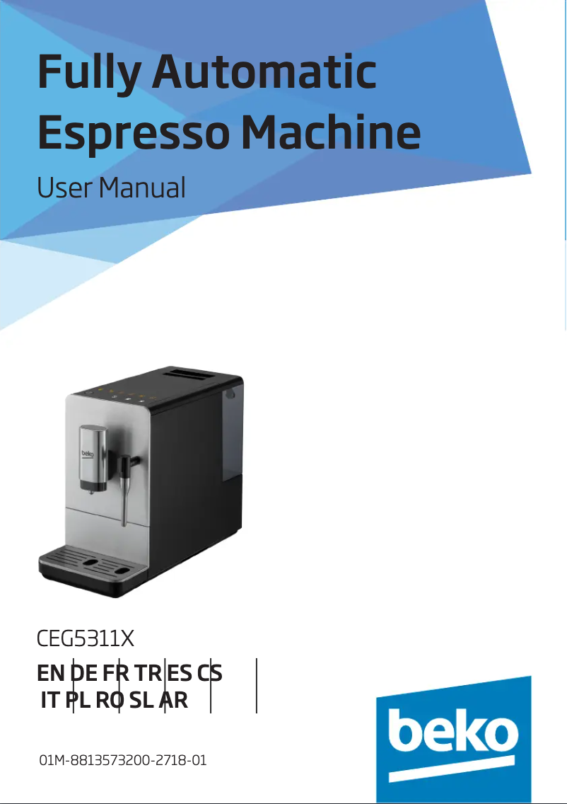 Image de la première page du manuel de l'appareil CEG5311