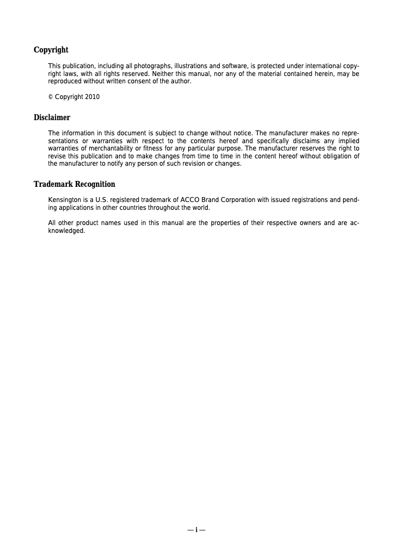 Page 1 de la notice Manuel utilisateur LG BS274