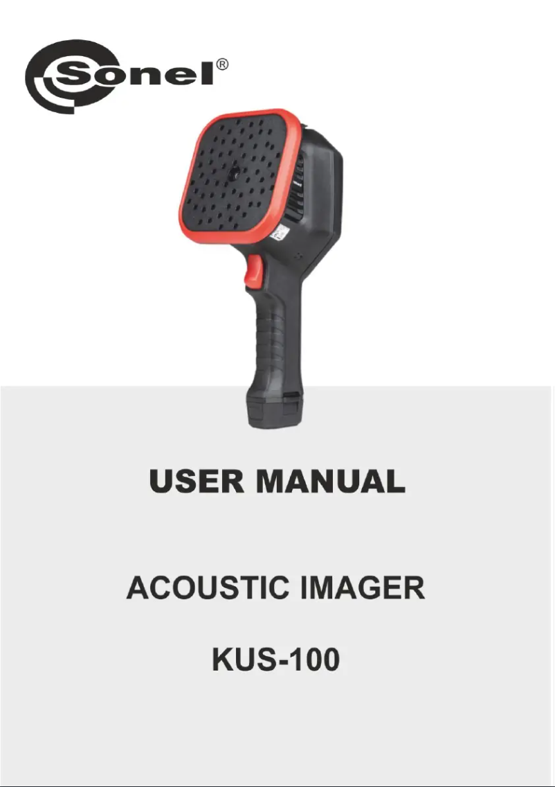 Page n°1 - Manuel utilisateur Sonel KUS-100