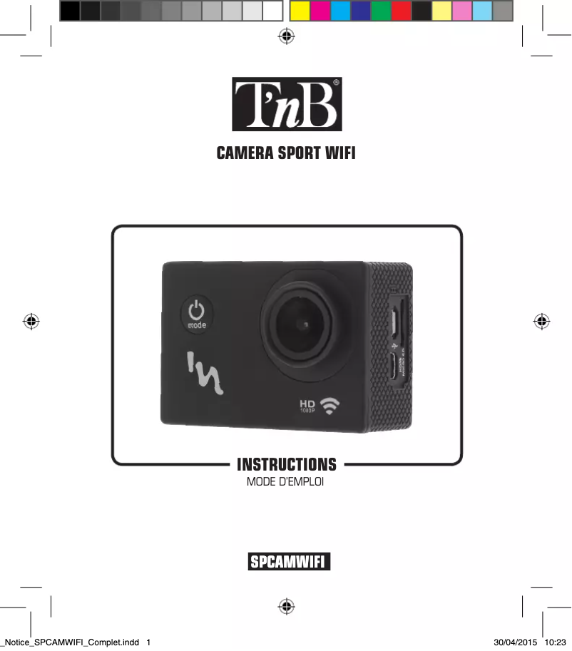 Page n°1 - Manuel utilisateur T'nB SPCAMWIFI