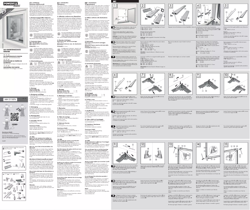 Page 1 de la notice Manuel utilisateur Powerfix IAN 281811